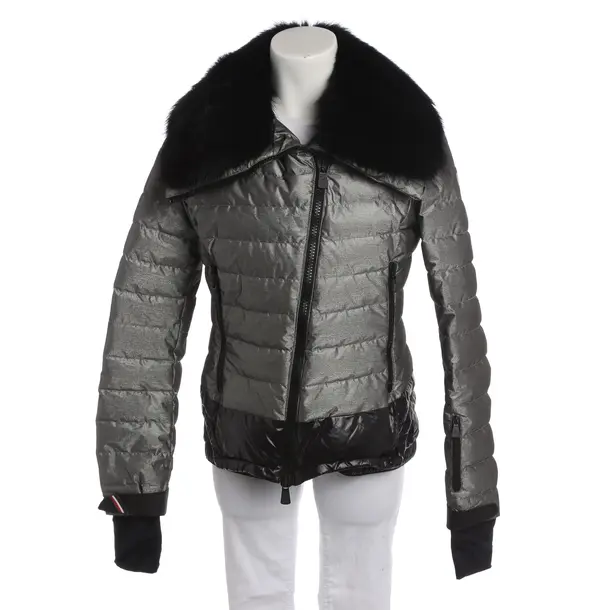 Winter Jacket, in Silver, Polyester, Moncler Grenoble