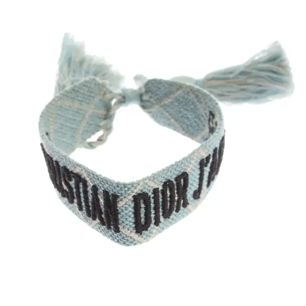 Armband, in Blau, Baumwolle, Dior