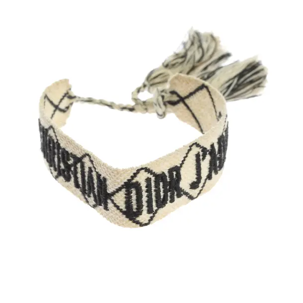 Armband, in Beige, Baumwolle, Dior