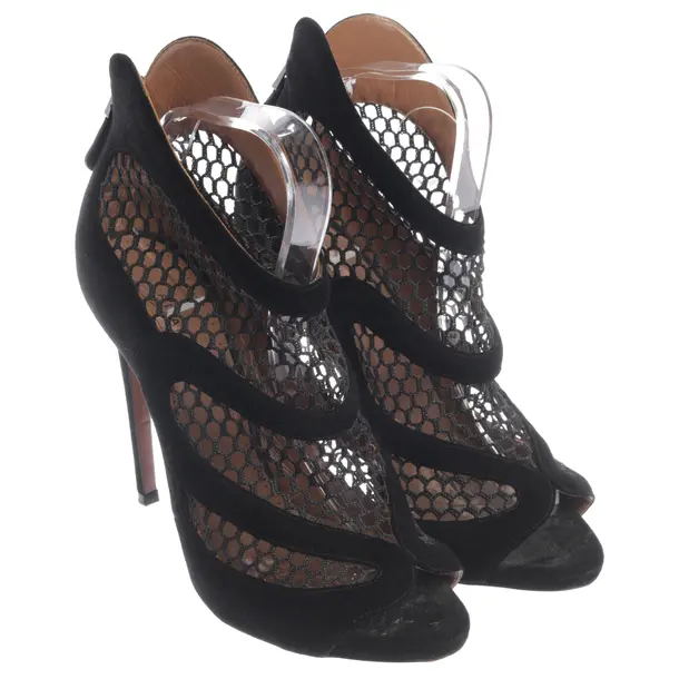 Heeled Sandals, in Black, Alaia