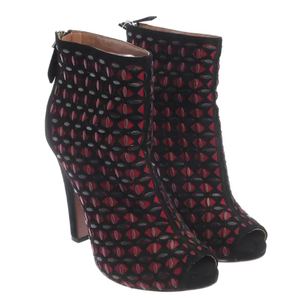 Ankle Boots, in Black, Alaia