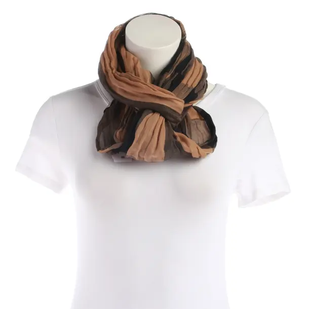 Scarf, in Brown, Cotton, Burberry