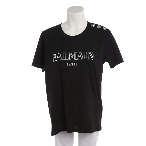 Shirt, in Schwarz, Baumwolle, Balmain