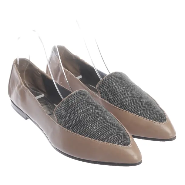 Loafers, in Brown, Brunello Cucinelli