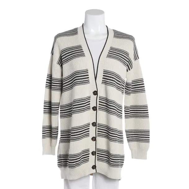 Cardigan, in Beige, Cotton, Brunello Cucinelli