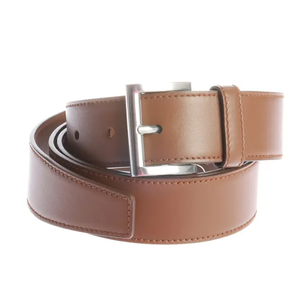 Belt, in Brown, Leather, Prada