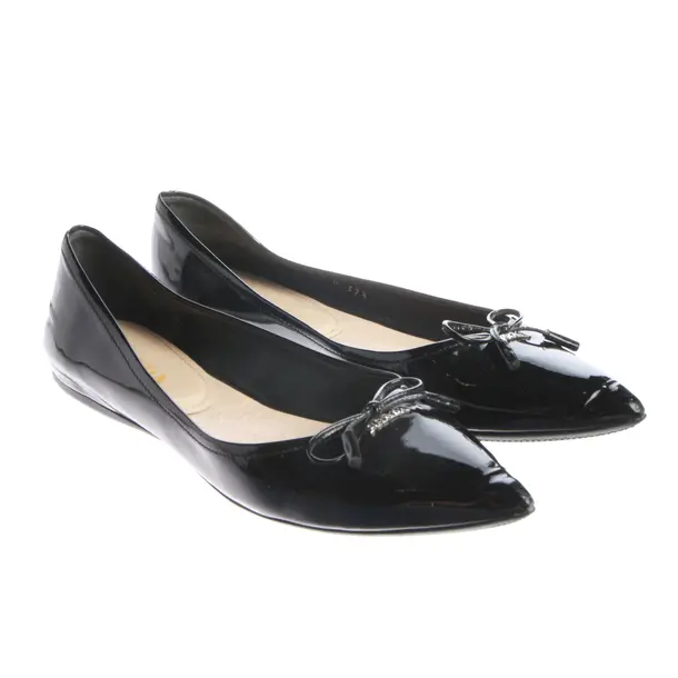 Ballet Flats, in Black, Prada