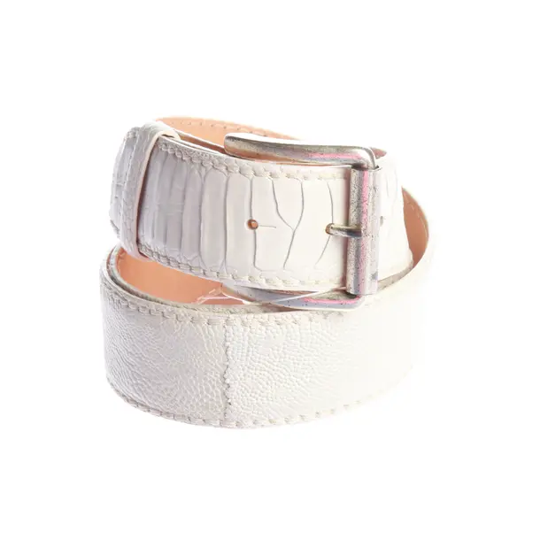 Belt, in White, Leather, Reptile´s House