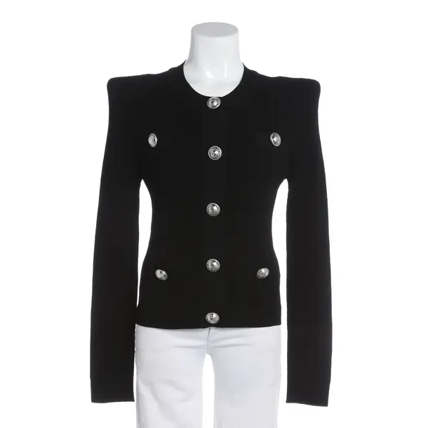 Cardigan, in Black, Viscose, Balmain