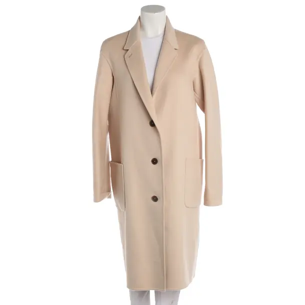 Mid-Season Coat, in Cream, Cashmere, Jil Sander