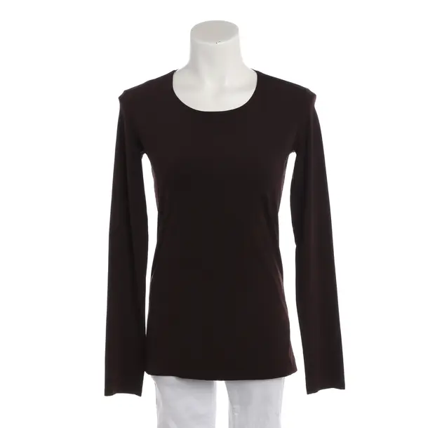 Long Sleeve Shirt, in Dark Brown, Polyamide, Jil Sander