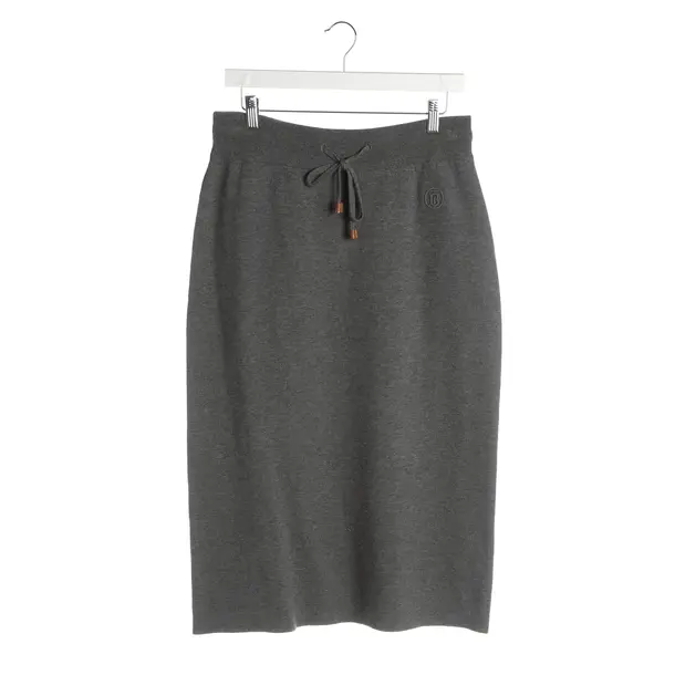 Skirt, in Gray, Cotton, Burberry
