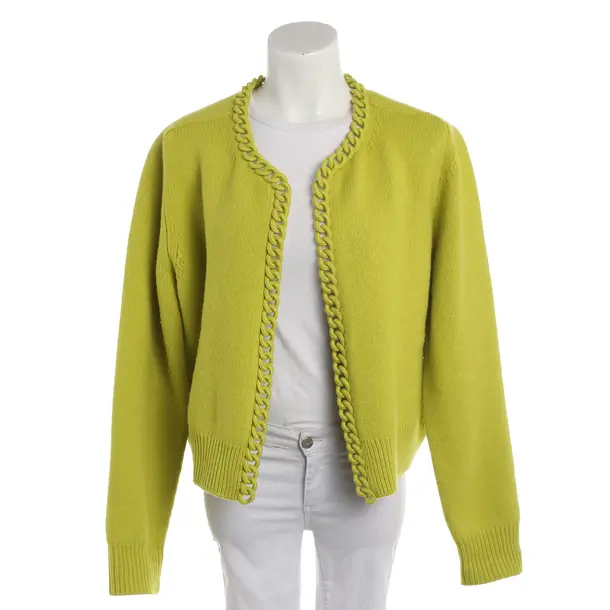 Cardigan, in Neon Green, Wool, Bottega Veneta