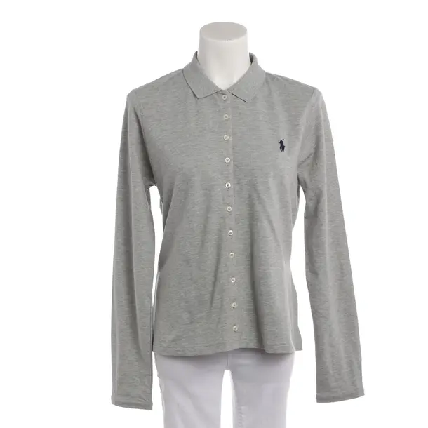 Polo Shirt, in Gray, Cotton, Polo Ralph Lauren