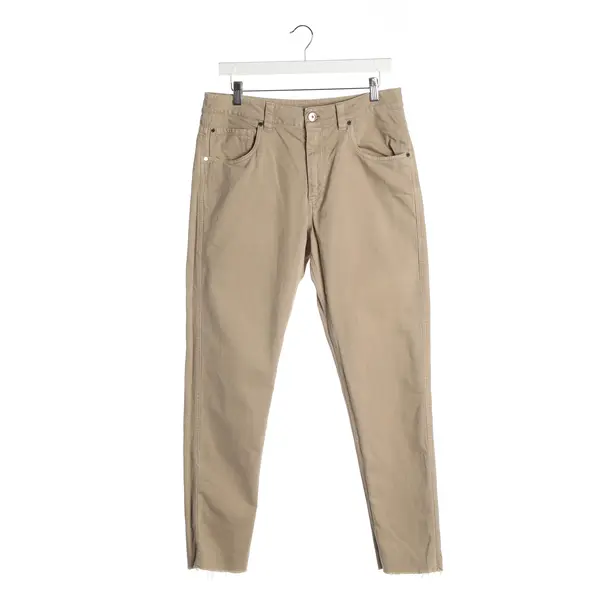 Jeans slim fit, in Marrone chiaro, Cotone, Brunello Cucinelli