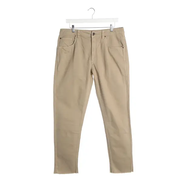 Straight Fit Jeans, in Camel, Cotton, Brunello Cucinelli