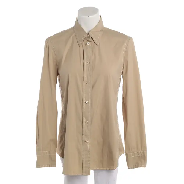 Camicetta, in Beige, Cotone, Prada