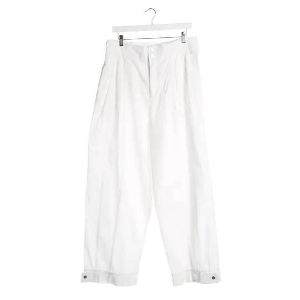 Hose, in Weiß, Baumwolle, Bottega Veneta