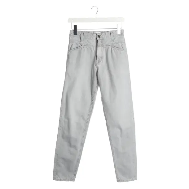 Slim Fit Jeans, in Light Gray, Cotton, Closed