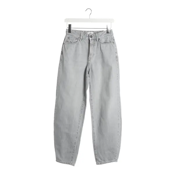 Boyfriend Jeans, in Light Gray, Cotton, Closed