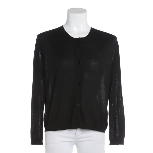 Cardigan, in Nero, Cachemire, Jil Sander