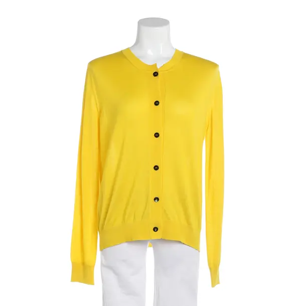 Cardigan, in Yellow, Cashmere, Jil Sander