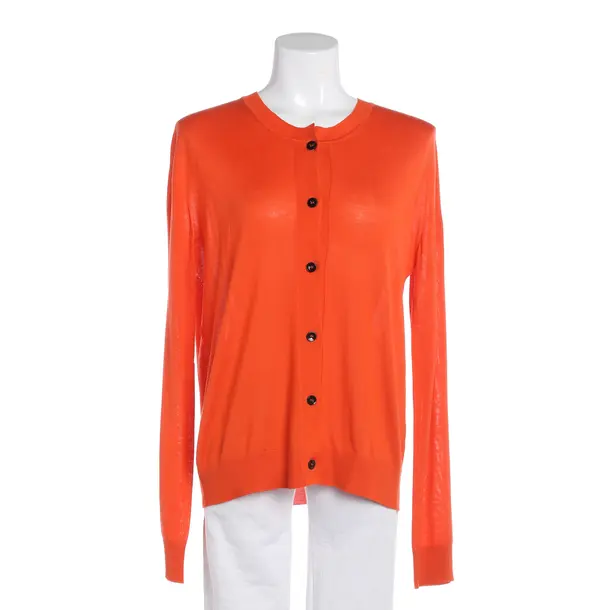 Cardigan, in Dark Orange, Cashmere, Jil Sander
