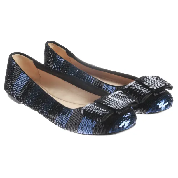 Ballerinas, in Blau, Prada