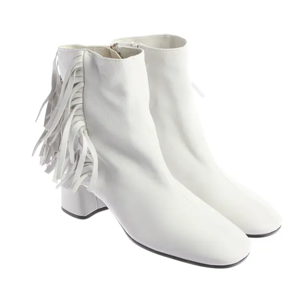 Stiefeletten, in Weiß, Prada