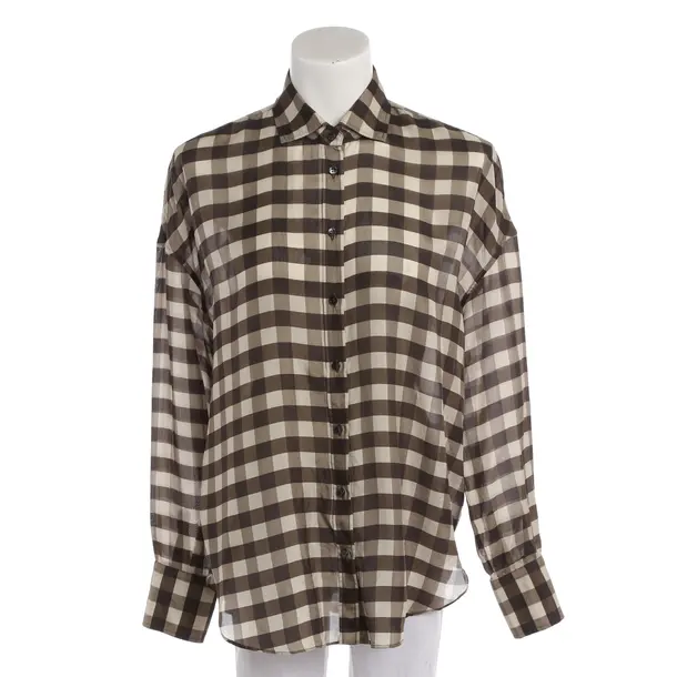 Blouse, in Multicolored, Silk, Brunello Cucinelli