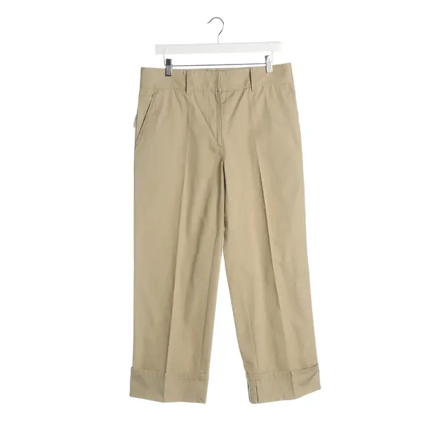 Hose, in Beige, Baumwolle, Prada