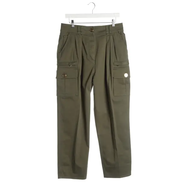 Hose, in Olivgrün, Baumwolle, Balmain