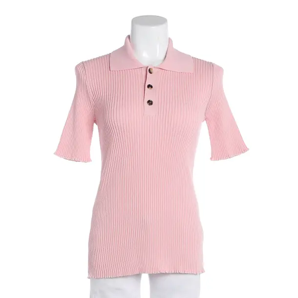 Polo Shirt, in Light Pink, Linen, Bottega Veneta