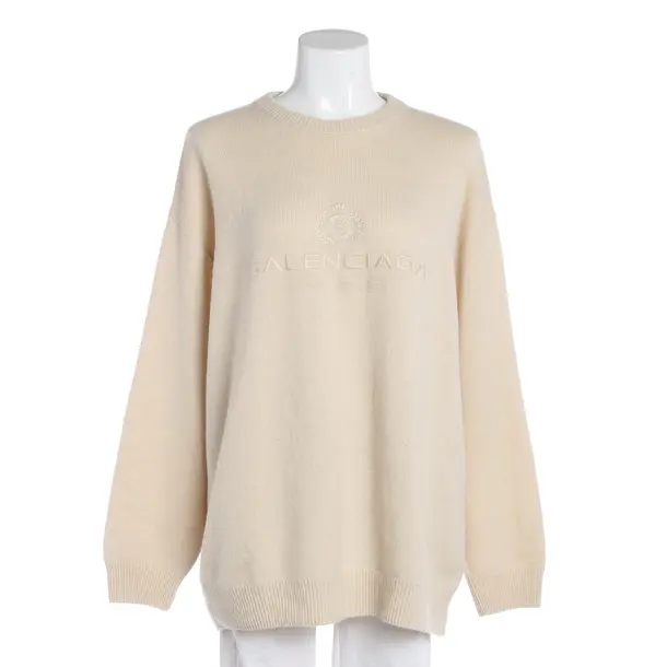 Kaschmirpullover, in Beige, Kaschmir, Balenciaga