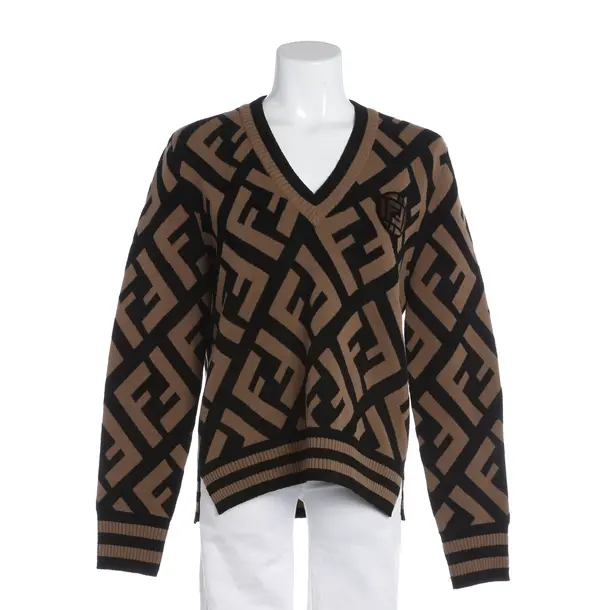 Pullover, in Mehrfarbig, Wolle, Fendi