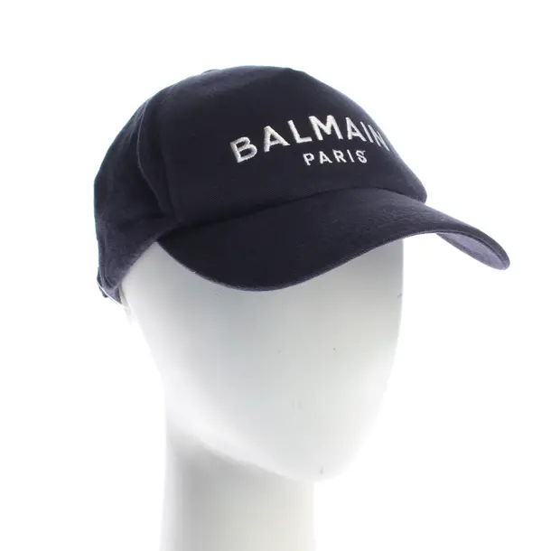 Cap, in Blue, Cotton, Balmain