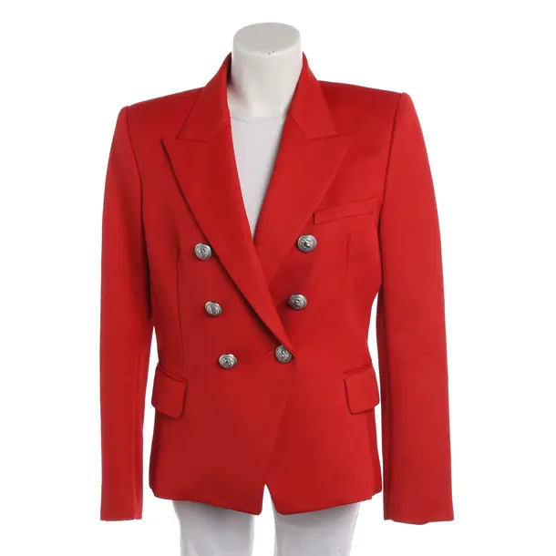 Blazer, in Rot, Wolle, Balmain