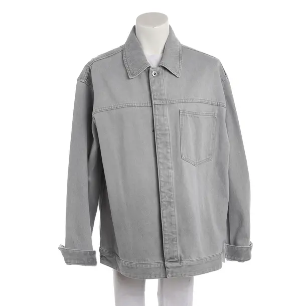 Jeansjacke, in Hellgrau, Baumwolle, Bottega Veneta