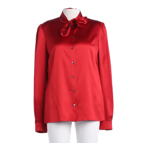Bluse, in Rot, Seide, Dolce & Gabbana