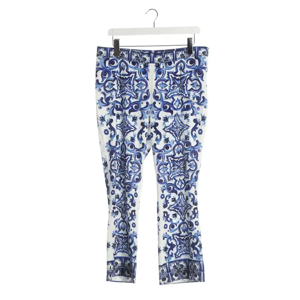 Hose, in Blau, Seide, Dolce & Gabbana