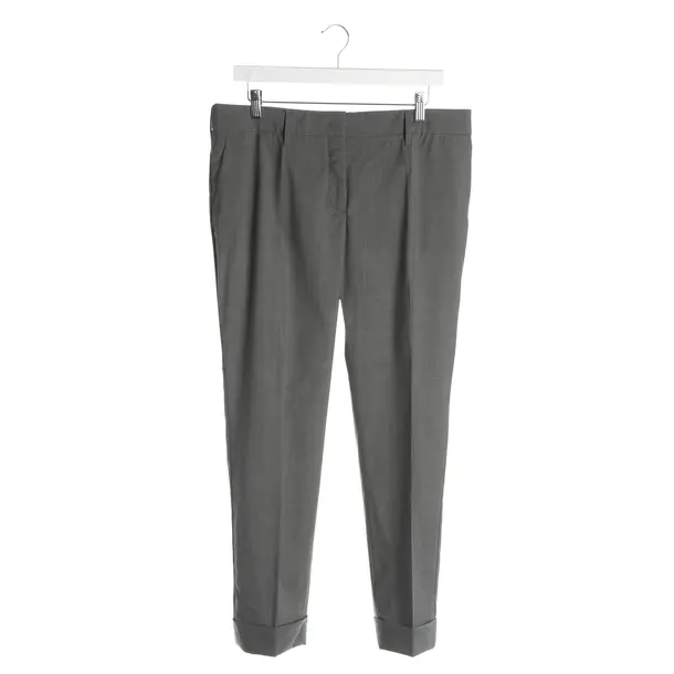 Pants, in Gray, Wool, Prada