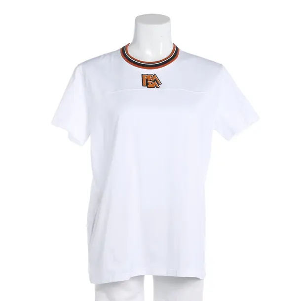 Shirt, in White, Cotton, Prada