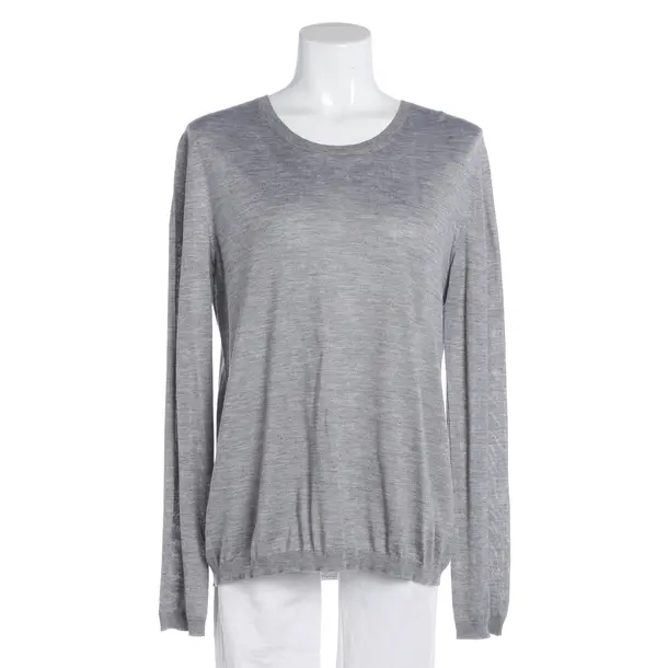 Jumper, in Light Gray, Cotton, Jil Sander