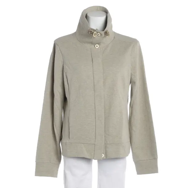 Zip-up Hoodie, in Light Gray, Cotton, Brunello Cucinelli