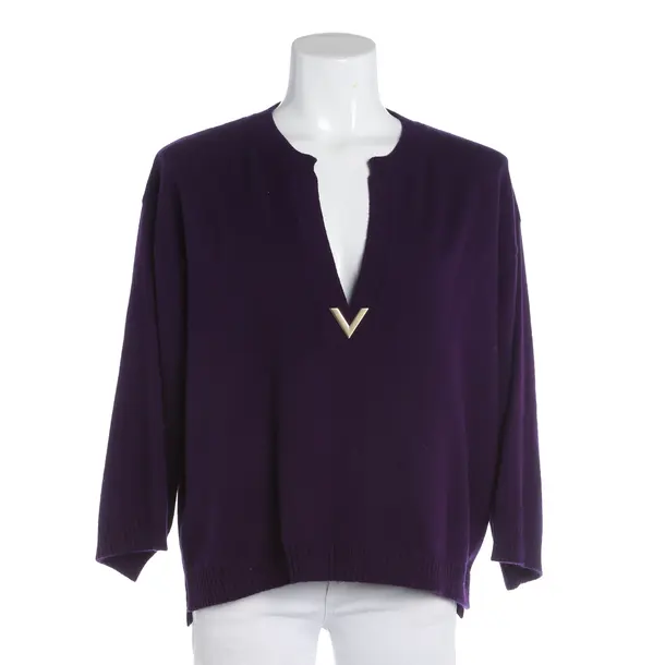 Kaschmirpullover, in Lila, Kaschmir, Valentino