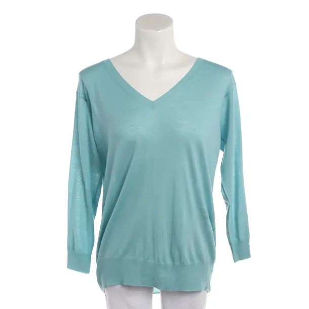 Jumper, in Turquoise, Wool, Prada