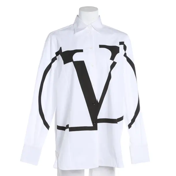 Camicetta, in Bianco, Cotone, Valentino