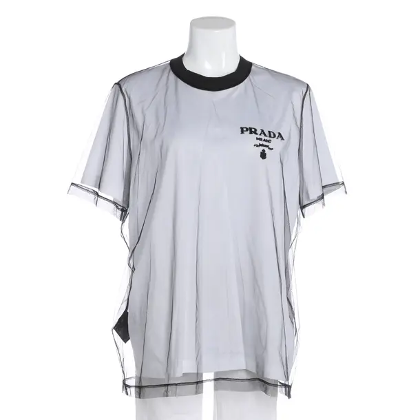 Shirt, in White, Cotton, Prada