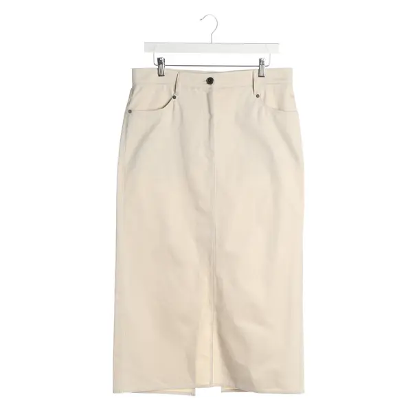 Gonna, in Beige, Cotone, Brunello Cucinelli