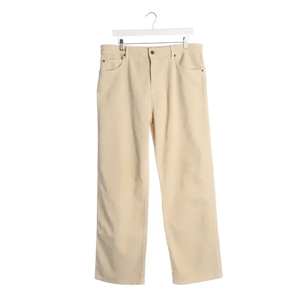 Pantaloni, in Crema, Cotone, Miu Miu